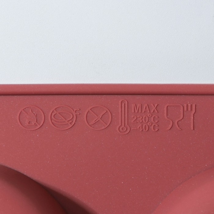 Форма для выпечки Доляна &laquo;Сладости.Пончики&raquo;, силикон, 29&times;17 см, 6 ячеек, d=6,8 см, цвет МИКС