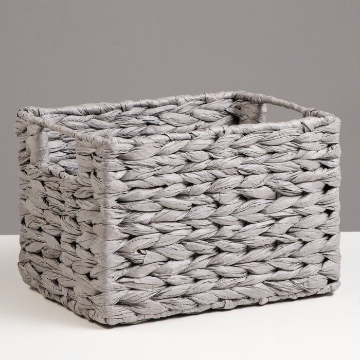 Корзина стеллажная Корзина стеллажная "Колос", 25х19х17 см, серый