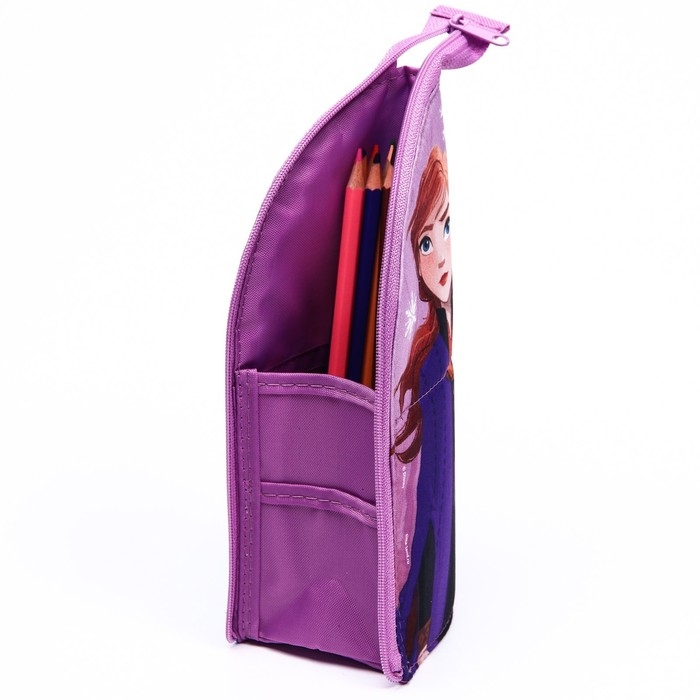 Пенал-тубус подставка, 85х210 мм, мягкий, Холодное сердце Пенал-тубус подставка, 85х210 мм, мягкий, Холодное сердце