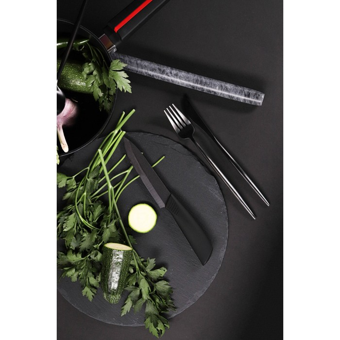 Доска для подачи из сланца Magistro Valley, d=30 см Доска для подачи из сланца Magistro Valley, d=30 см