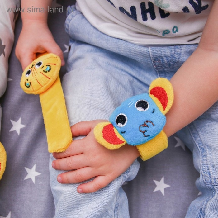 Набор браслеты - погремушки «Африка», 2 шт Набор браслеты - погремушки «Африка», 2 шт