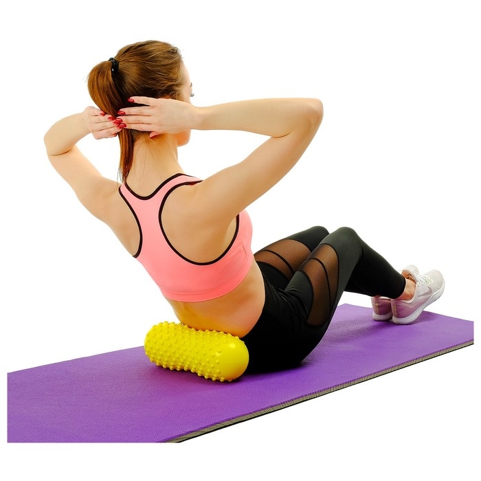 Массажёр «Ёжик», 30х11х10 см, цвета МИКС Массажёр «Ёжик», 30х11х10 см, цвета МИКС