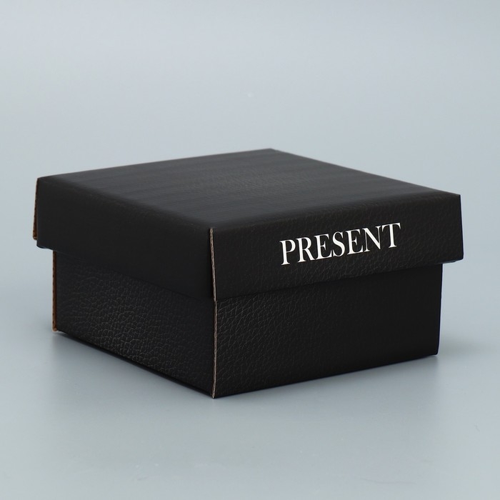 Коробка подарочная складная, упаковка, «Present», 12 х 12 х 6.5 см Коробка подарочная складная, упаковка, «Present», 12 х 12 х 6.5 см