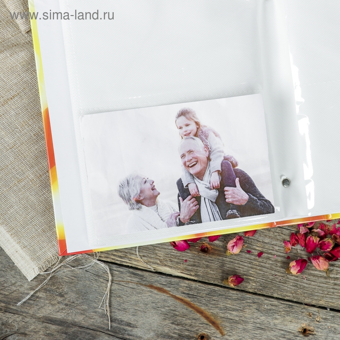 Фотоальбом на 200 фото 10х15 см Фотоальбом на 200 фото 10х15 см "Розы" МИКС