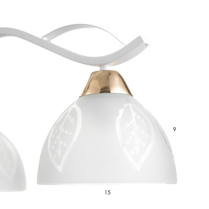 Люстра Люстра "Беалин" 3хЕ27 40Вт белый 54х54х56 см BayerLux