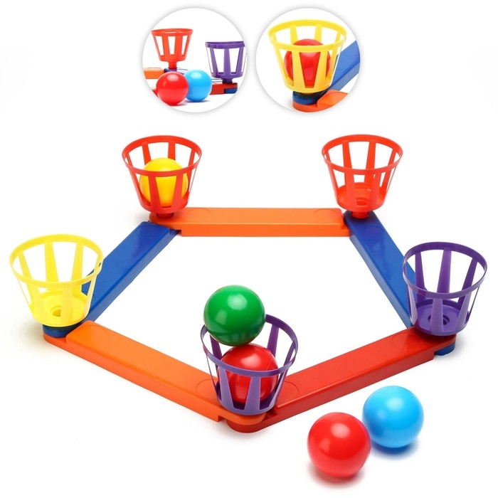 Шароброс, 5 лунок, 5 шаров Шароброс, 5 лунок, 5 шаров