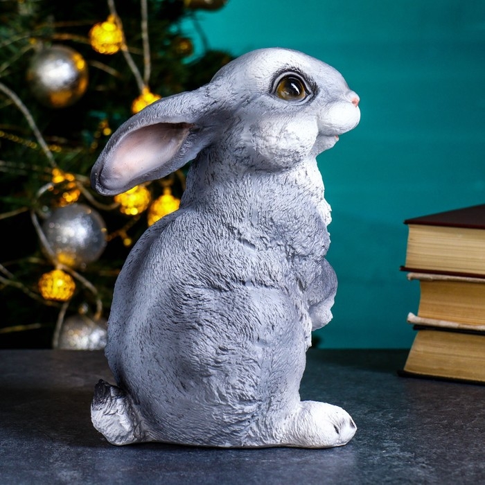 Садовая фигура  Садовая фигура "'Зайка-лапочка', 17х18х24см