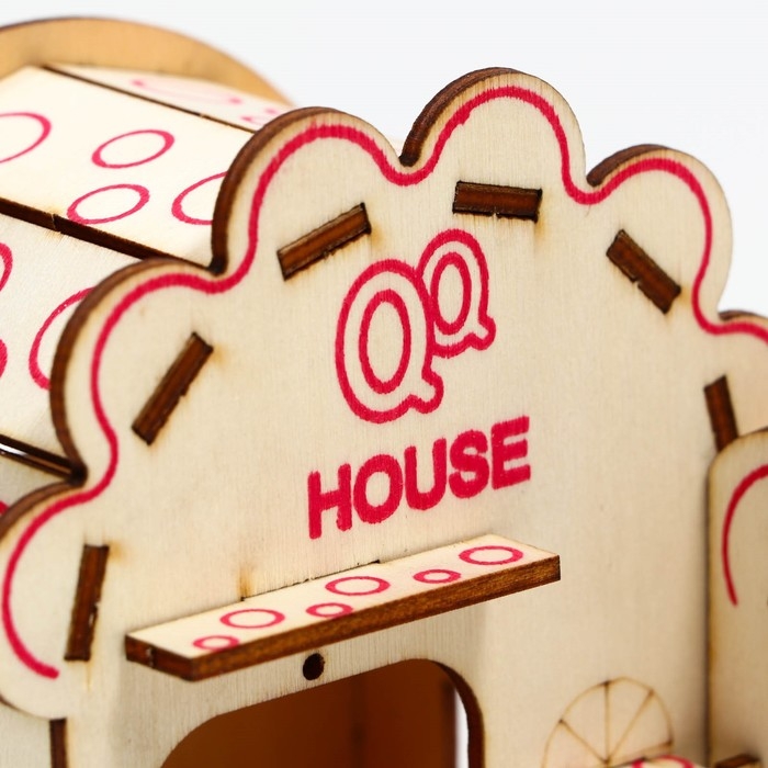 Комплекс-площадка для грызунов,14 х 13 х 10.5 см, фанера Комплекс-площадка для грызунов,14 х 13 х 10.5 см, фанера