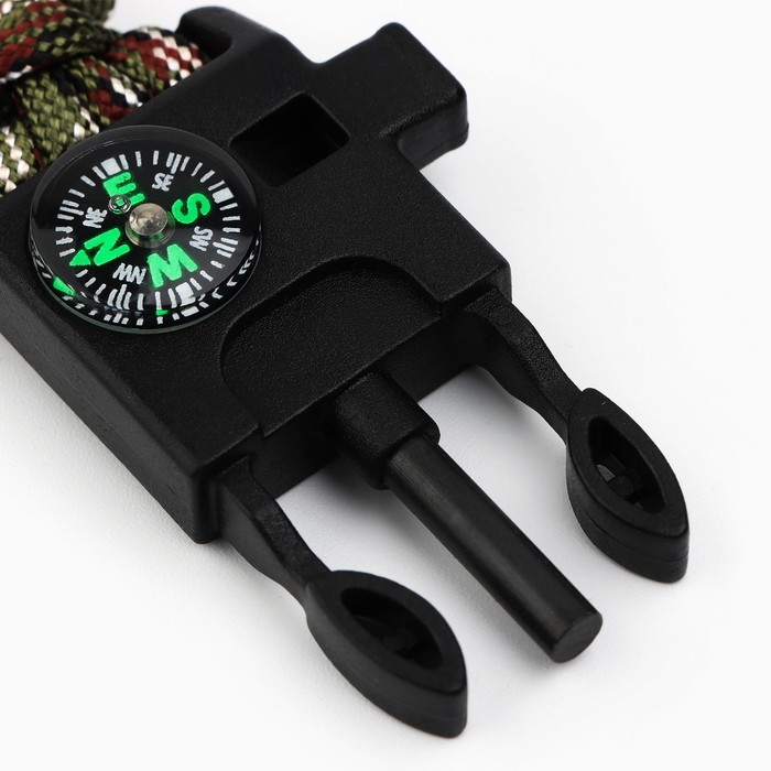 Браслет для выживания «Настоящему защитнику», 26 х 2,5 см. Браслет для выживания «Настоящему защитнику», 26 х 2,5 см.