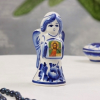 Сувенир «Ангел с иконой», гжель, 12,5х5,5 см, микс