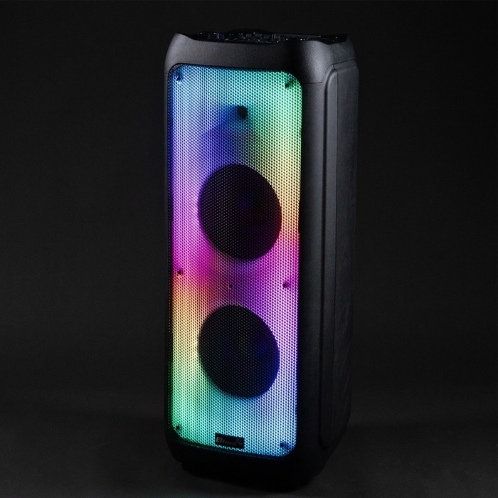 Портативная караоке система Eltronic Fire Box 1000, 100 Вт, AUX, USB, BT, 7000 мАч, чёрная Портативная караоке система Eltronic Fire Box 1000, 100 Вт, AUX, USB, BT, 7000 мАч, чёрная