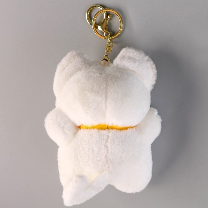 Мягкая игрушка «Котик», 12 см, цвет белый Мягкая игрушка «Котик», 12 см, цвет белый