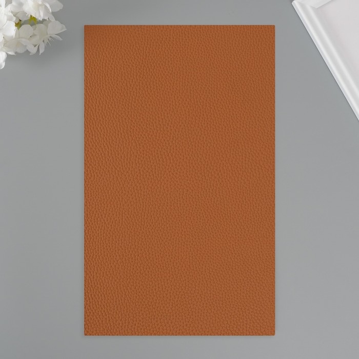 Лист для творчества иск.кожа Лист для творчества иск.кожа "Рисунок Личи" коричневый лист 33х20 см толщина 1 мм