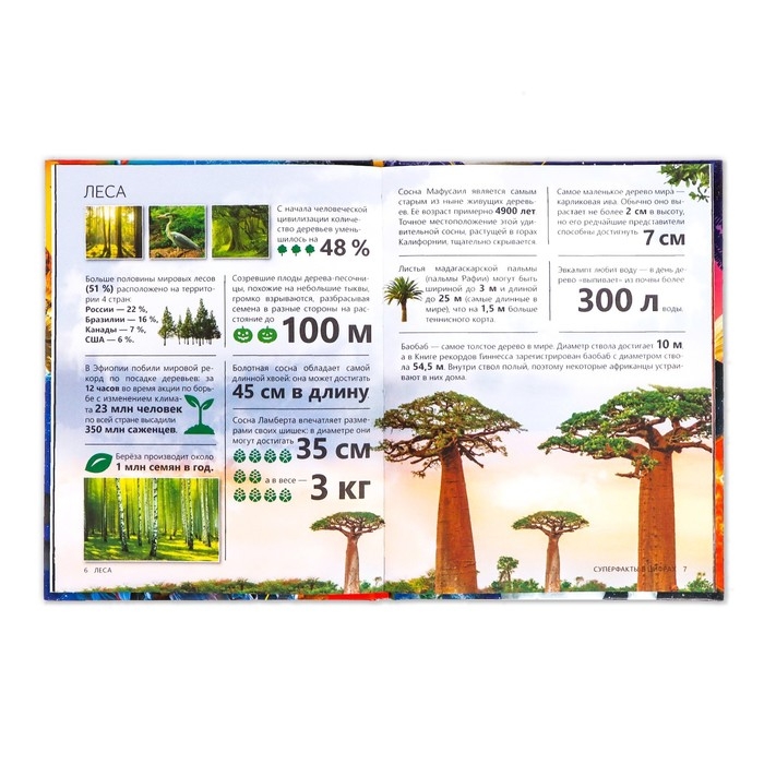 Энциклопедия в твёрдом переплёте «Инфографика. Суперфакты в цифрах», 48 стр. Энциклопедия в твёрдом переплёте «Инфографика. Суперфакты в цифрах», 48 стр.