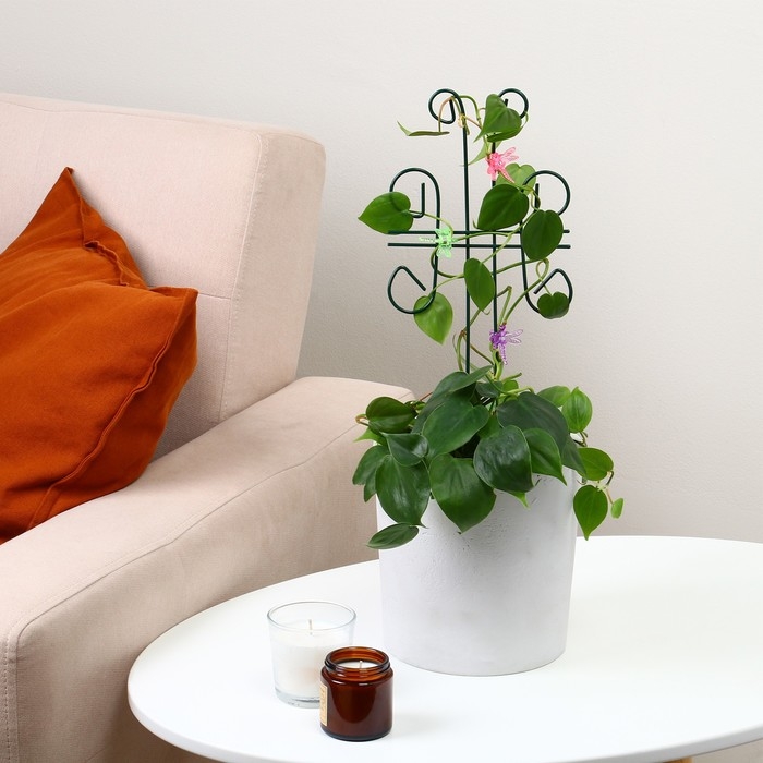 Шпалера, 44 × 18 × 0.3 см, металл, зелёная, «Бабочка» Шпалера, 44 × 18 × 0.3 см, металл, зелёная, «Бабочка»