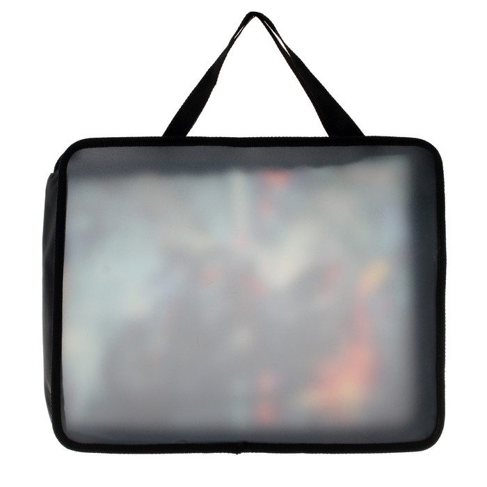 Папка с ручками А4, 330 х 260 х 75 мм, пластиковая, ручки-тесьма, Calligrata Папка с ручками А4, 330 х 260 х 75 мм, пластиковая, ручки-тесьма, Calligrata "Мотоцикл"