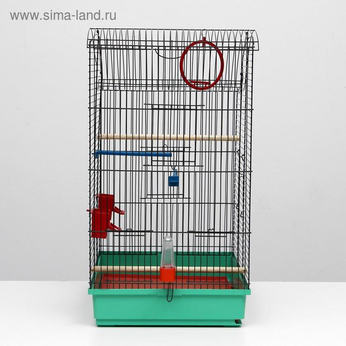 Клетка для попугая Клетка для попугая "Фиона", 4 яруса, 48 х 38 х 65 см, микс цветов