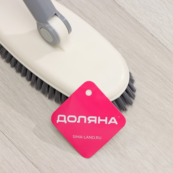 Щётка универсальная с поворотной насадкой Доляна, 18×7,5×115 см Щётка универсальная с поворотной насадкой Доляна, 18×7,5×115 см