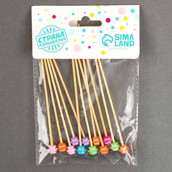 Шпажки деревянные «Сладости», 12 см, набор 12 шт. Шпажки деревянные «Сладости», 12 см, набор 12 шт.