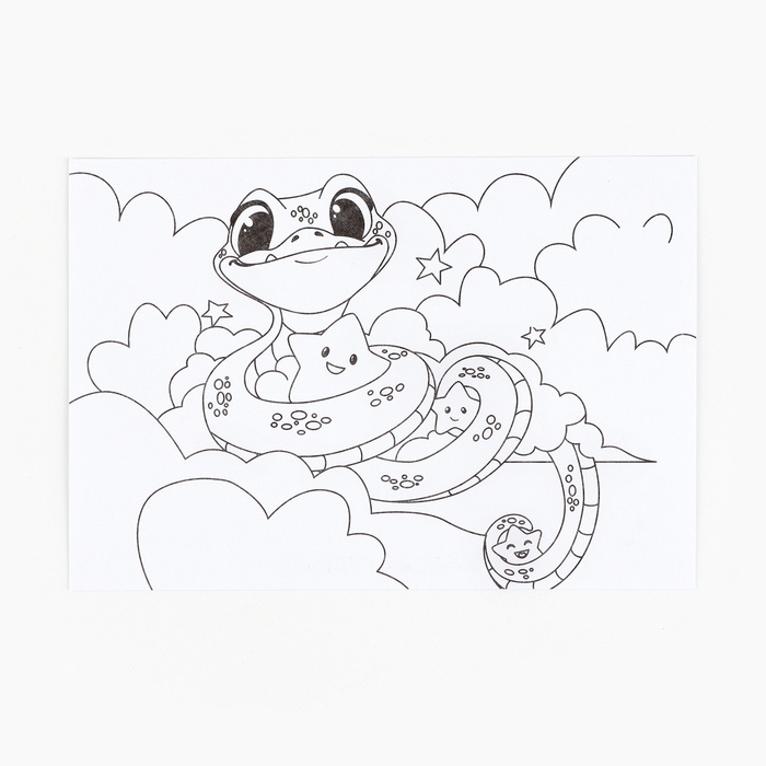 Раскраска антистресс на новый год. Открытки для вдохновения «В ожидании Нового года», А6 Раскраска антистресс на новый год. Открытки для вдохновения «В ожидании Нового года», А6