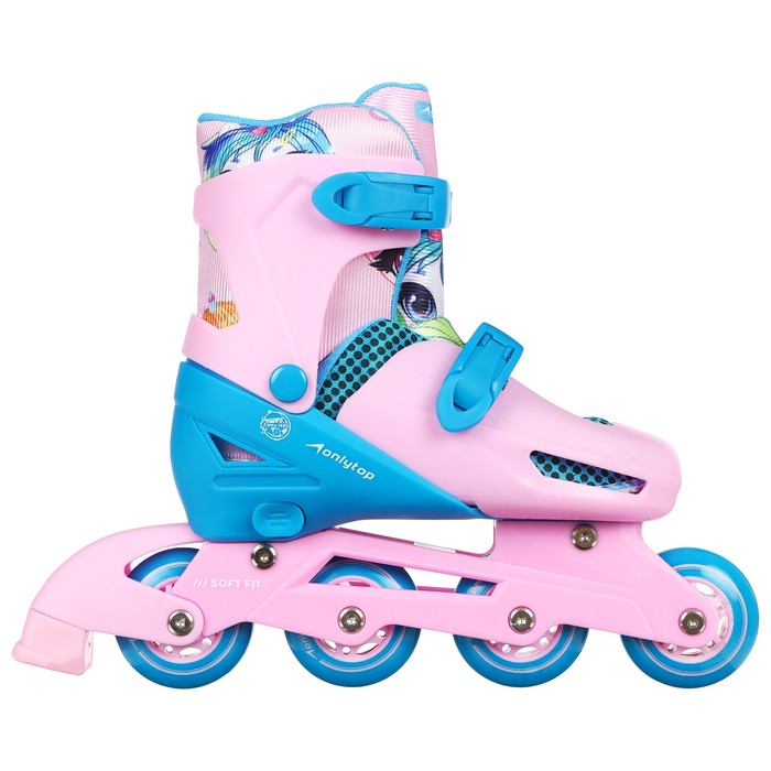 Набор: ролики раздвижные ONLYTOP, защита, р. 30-33 Набор: ролики раздвижные ONLYTOP, защита, р. 30-33