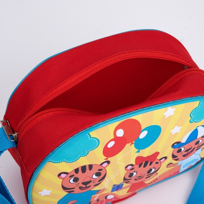 Сумка детская для девочки через плечо  Сумка детская для девочки через плечо "Семейка тигров" 22х16 см