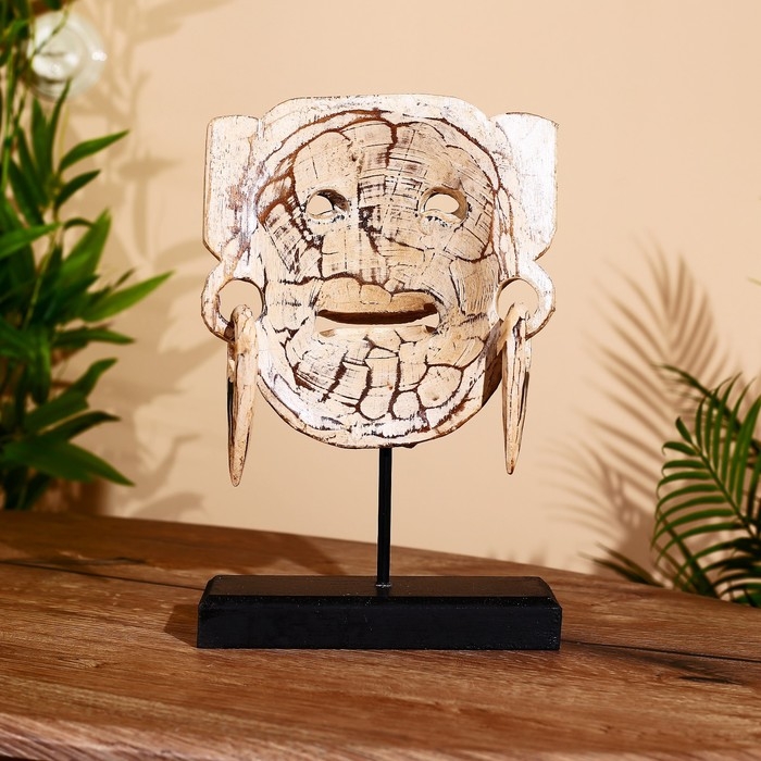 Маска Маска "Хануман" на подставке, албезия 30 см