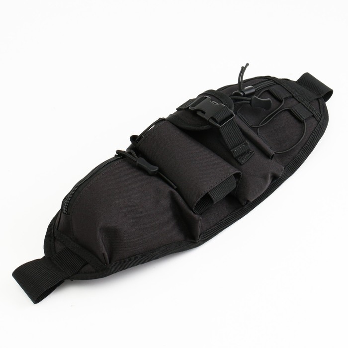 Сумка поясная Сумка поясная "Аdventure", с доп карманами, черная