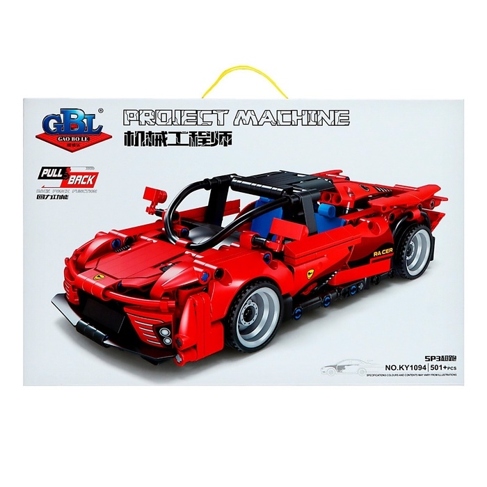 Конструктор Гонка «Ферро», инерция, 501 деталь Конструктор Гонка «Ферро», инерция, 501 деталь