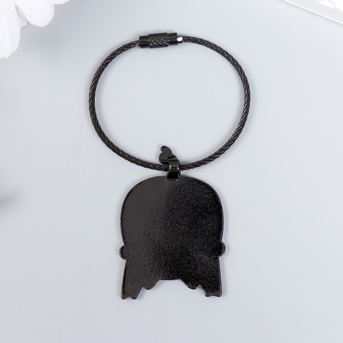 Брелок металл на тросе Брелок металл на тросе "Поросёнок, сердечко на попе" эмаль 5,1х3,5 см