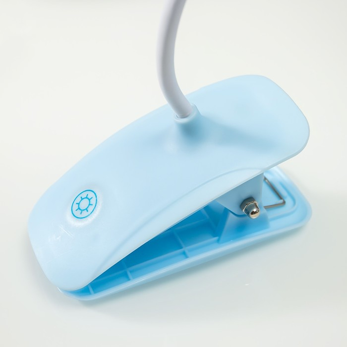 Настольная лампа сенсорная 16751/1 LED 2Вт 6000К USB АКБ синий 14,5х6х41 см RISALUX Настольная лампа сенсорная 16751/1 LED 2Вт 6000К USB АКБ синий 14,5х6х41 см RISALUX