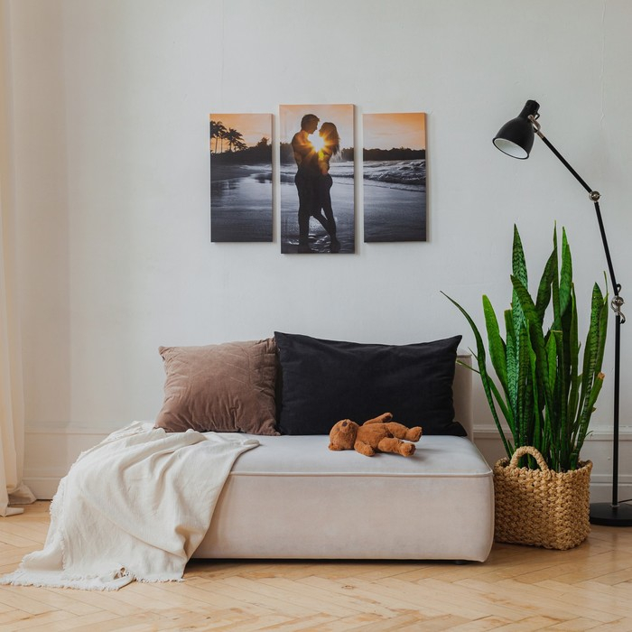 Модульная картина  Модульная картина "Романтика"  (2-25х52; 1-30х60) 60х80 см