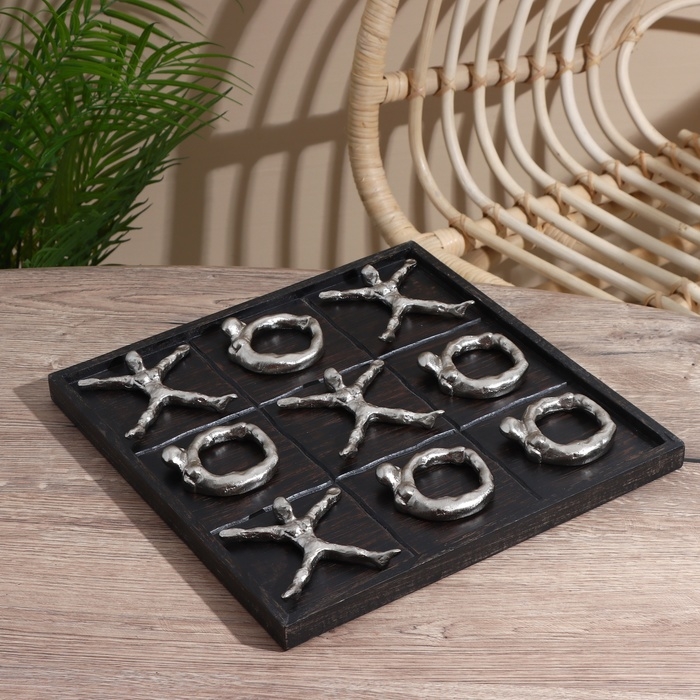 Игра настольная  Игра настольная "Крестики-нолики" 32х32х3 см