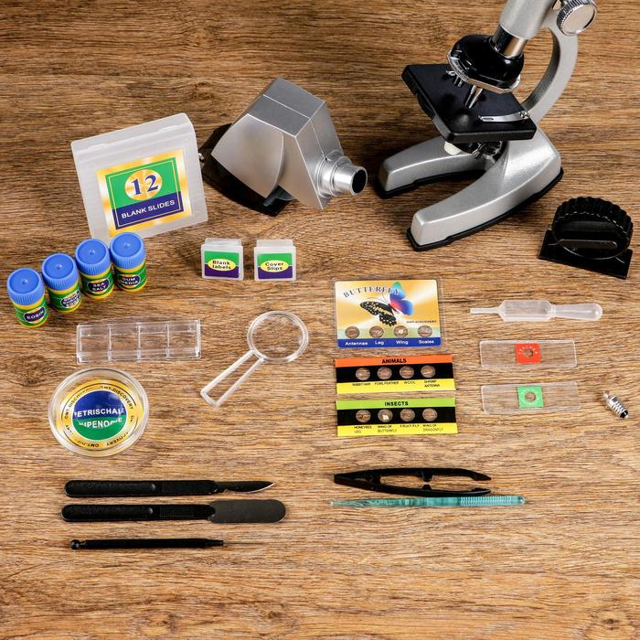 Микроскоп с проектором, кратность увеличения 50-1200х, с подсветкой, Микроскоп с проектором, кратность увеличения 50-1200х, с подсветкой,