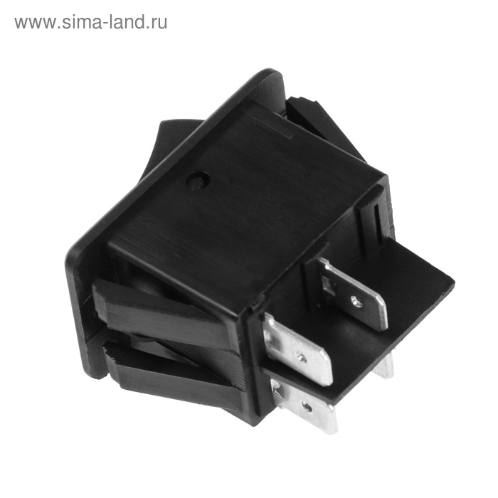 Кнопка выключатель, с подсветкой, пластик, чёрный Кнопка выключатель, с подсветкой, пластик, чёрный