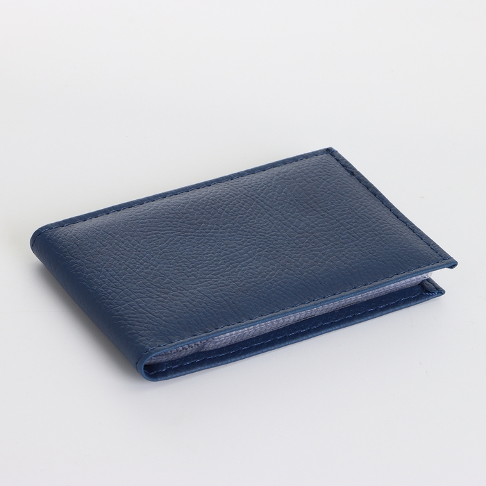 Визитница, 18 карт, цвет тёмно-синий Визитница, 18 карт, цвет тёмно-синий