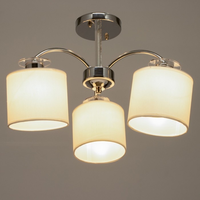 Люстра 6591173/3 E27 40Вт хром 52х52х28 см BayerLux