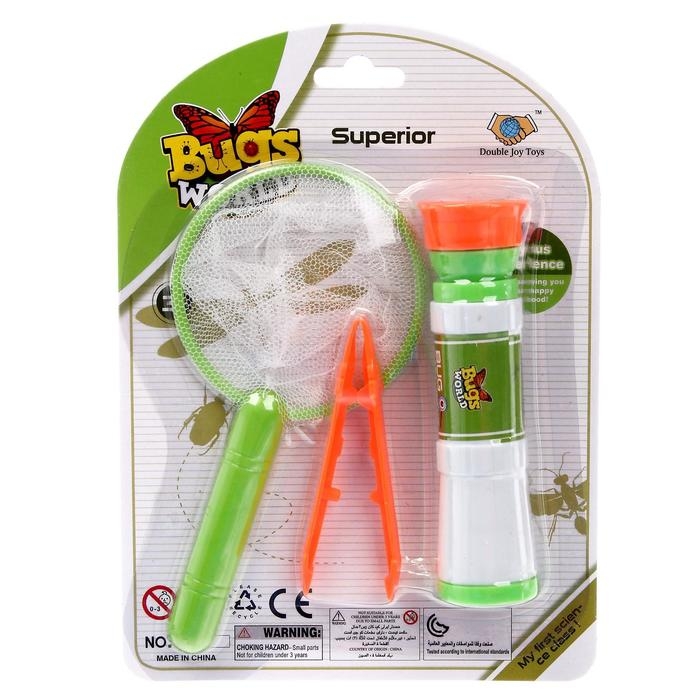 Набор для исследования насекомых «Ловкий исследователь», 3 предмета Набор для исследования насекомых «Ловкий исследователь», 3 предмета