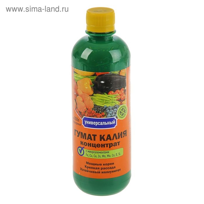 Гумат калия Гумат калия "Долина Плодородия", универсальный, 0,5 л