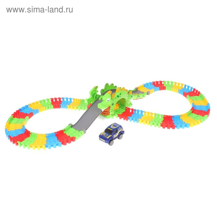 Автотрек-конструктор «Дино парк», МИКС Автотрек-конструктор «Дино парк», МИКС