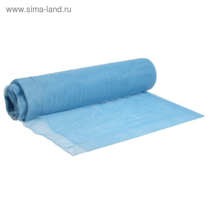 Сетка антимоскитная для окон и дверей, ширина — 150 см, цвет синий (в рулоне 50 м) Сетка антимоскитная для окон и дверей, ширина — 150 см, цвет синий (в рулоне 50 м)