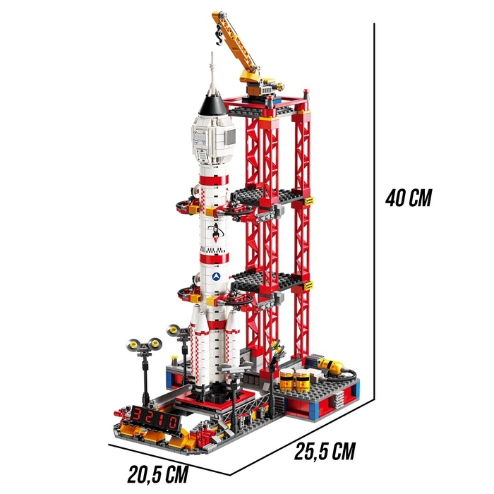 Конструктор «Космос. Космодром», 1241 деталь Конструктор «Космос. Космодром», 1241 деталь