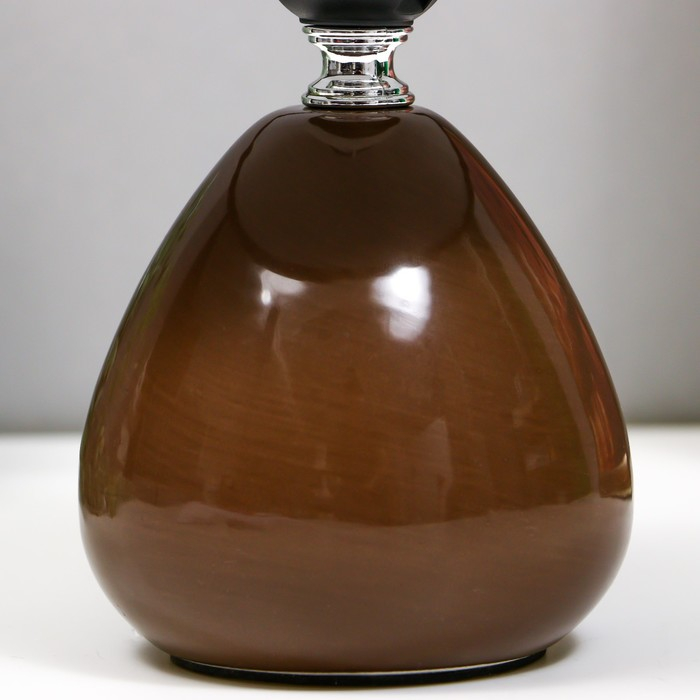 Лампа настольная  Лампа настольная "Инканто" 1х40Вт Е27 коричневый 18х18х27 см RISALUX