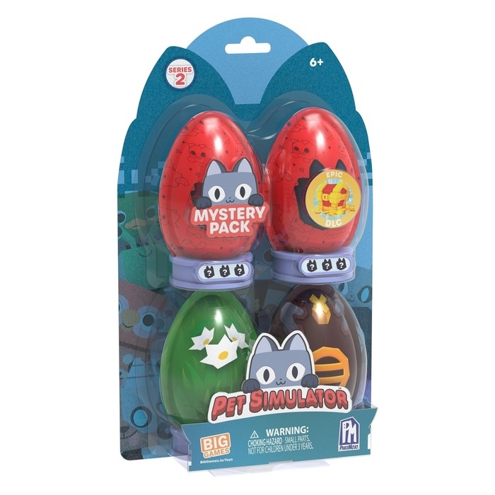 Набор фигурок Roblox Core S2 в яйце с аксессуарами, 4 шт, 6+, МИКС Набор фигурок Roblox Core S2 в яйце с аксессуарами, 4 шт, 6+, МИКС