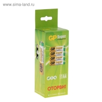 Батарейка алкалиновая GP Super, AA, LR6-40BOX, 1.5В, набор, 40 шт.