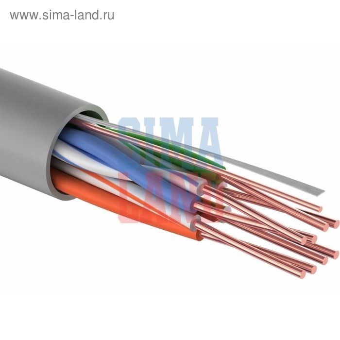Кабель REXANT, UTP, бухта 305 м, 4 пары, 26 AWG, CCA, CAT5e, серый Кабель REXANT, UTP, бухта 305 м, 4 пары, 26 AWG, CCA, CAT5e, серый