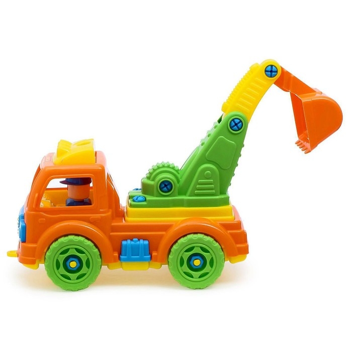 Автомобиль-конструктор «Экскаватор», 34 детали Автомобиль-конструктор «Экскаватор», 34 детали