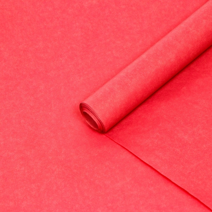 Пергамент флористический  Пергамент флористический "Малиновый" 0,6 х 10 м, 52 г/м2