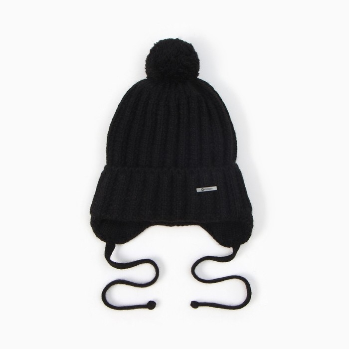 Шапка детская, цвет черный, р 48-52 Шапка детская, цвет черный, р 48-52