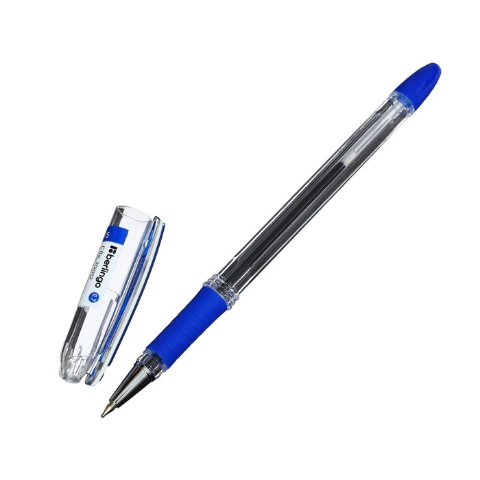 Ручка шариковая I-15, узел 0.7 мм, чернила синие, грип Ручка шариковая I-15, узел 0.7 мм, чернила синие, грип